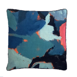 Coussin Gingko Bleu de Prusse
