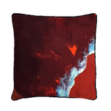 Coussin Gingko Terre de Sienne